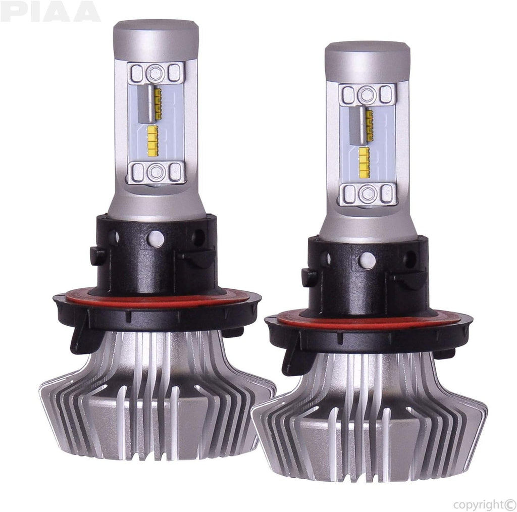 Piaa 26-17397 White 9007 Platinum LED Bulb, 2 Pack (6000K 9007 (HB5) 4000Lm, 6000K, 25W)
