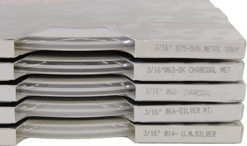 Universal TFX 0003064 - Auto Customizing Dual Pinstripe - 3/16" x 150' (1/16' Stripe, Gap, 1/16' Stripe) - 064-Silver Metallic