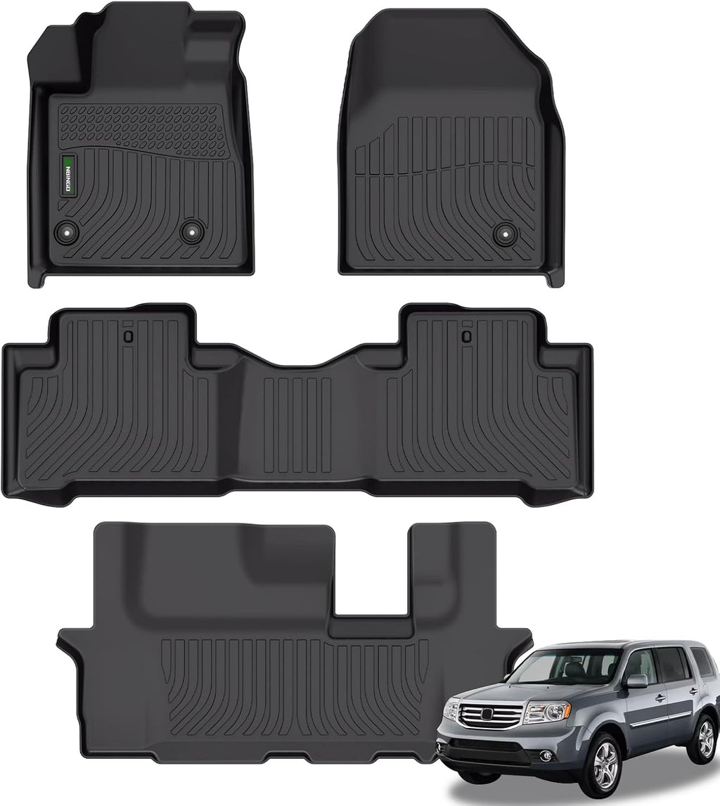 ANBINGO®Floor Mats Fit for Pilot 2009-2015.All Weather Protection TPE