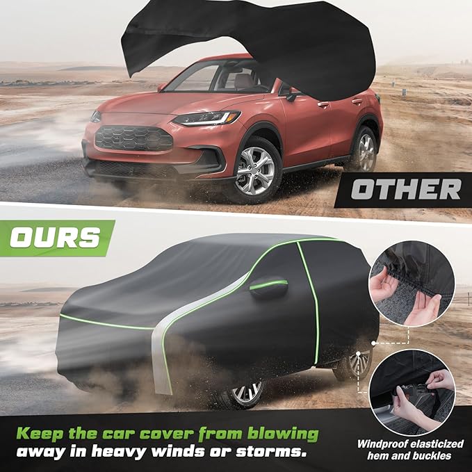 Mixsuper Liner Car Cover for Honda HR-V 1998-2026, 7 Layers Waterproof Car - Image 6