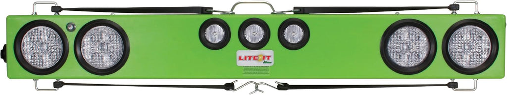 48" Wireless Towing LED Light Bar with 7 Pin Round Transmitter, 12V Rechargeable