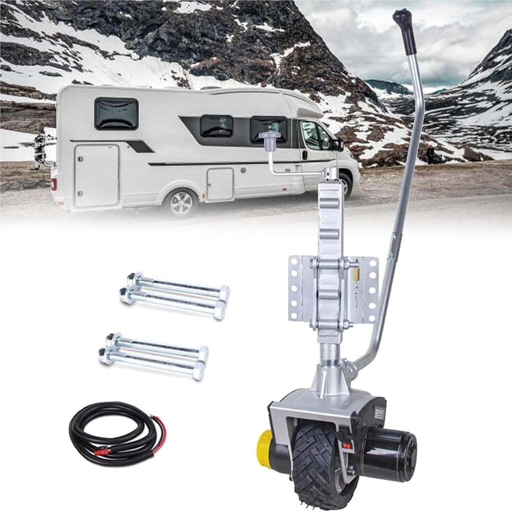 Electric Trailer Mover with 550W Motor, 4.5 Tons Capacity, 12V Powered for Easy Camper and Caravan Relocation, 22 FT/min Speed (550wnonfoldable)