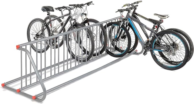 Global Industrial 111" L Double-Sided Grid Bike Rack, 18-Bike Capacity - Image 8