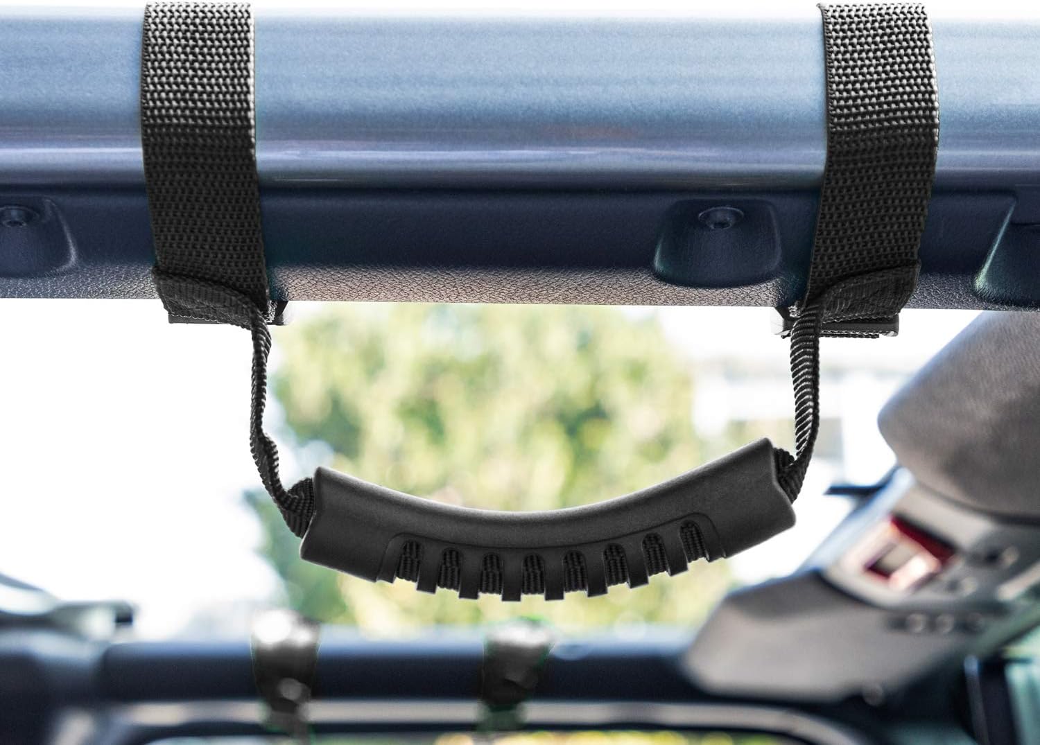 Danti 4 x Grab Handles Grip Handle For Jeep Wrangler YJ TJ JK JKU Sports Sahara Freedom Rubicon X & Unlimited X 2/4 door Roll Bar 1995-2016