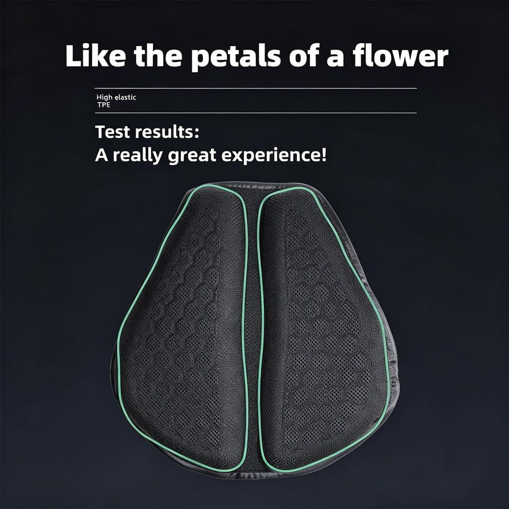Motorcycle Seat Cushion for Can-Am Spyder RT 2010–2026,3D-Honeycomb Structure Shake Rider Cushion TPE Shock Absorption and Breathable for Long Rides