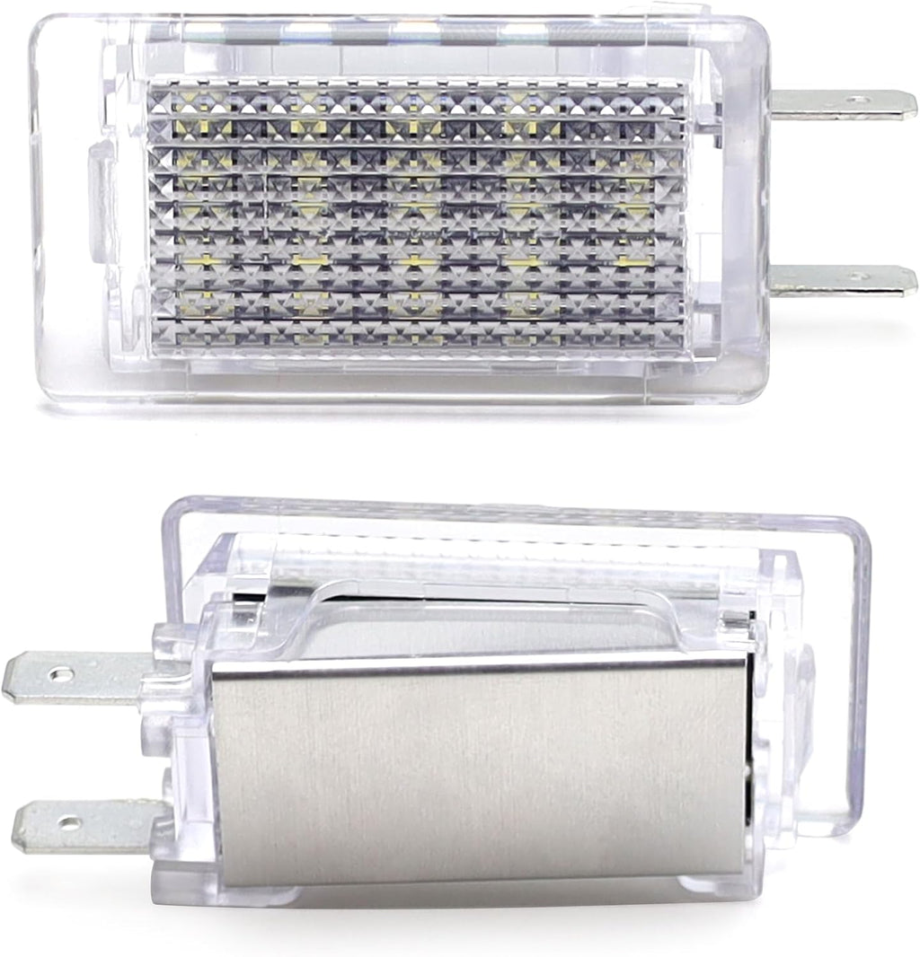 iJDMTOY Super Bright 2W High Power Xenon White Full LED Luggage, Glove Box, Cargo Area Light Assembly Compatible With BMW E30 E36 3 Series, E34 5 Series MINI R50 R52 R53, etc