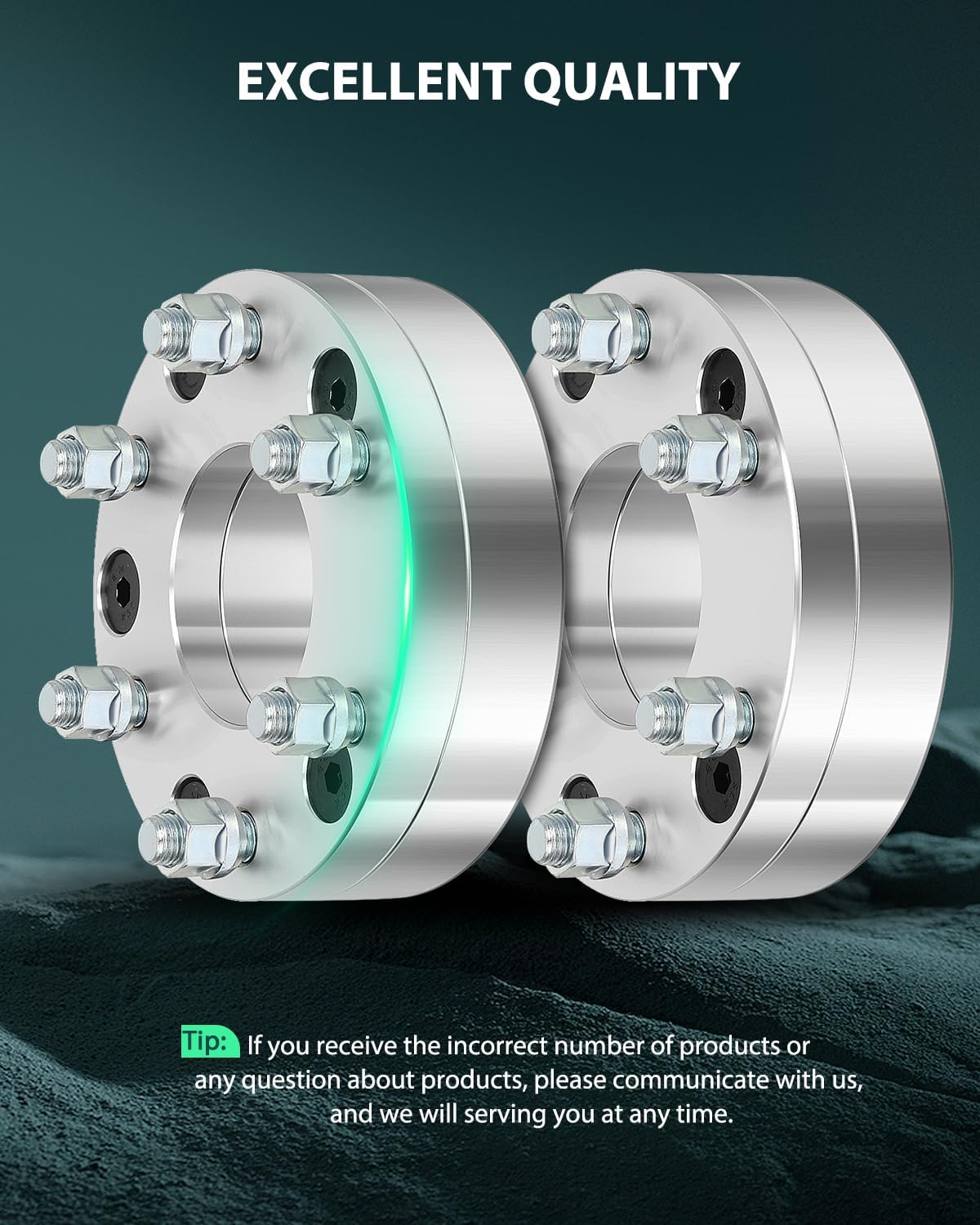 SCITOO 4X 5x5 to 6x5.5 Wheel Spacers Adapters 6 Lug 14x1.5 78.1mm 2" fits for 1979-1986 for C1500 1999-2014 for Grand for Cherokee 1975-1986 for C10