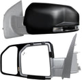 K SOURCE Snap & Zap 81850 Custom Fit Towing Mirror for 2015-2020 F150, Patented