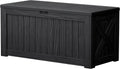 devoko 120 gallon deck box resin outdoor storage, main product view