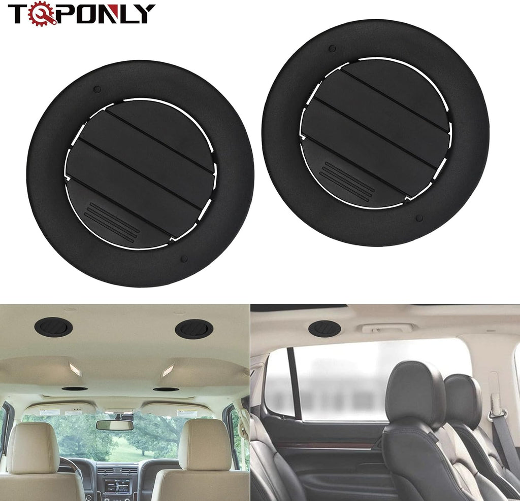 Roof Air Conditioning Vent Covers | Compatible with 2011-2015 Ford Explorer Expedition,2011-2019 Lincoln MKT Navigator Inner Accessories | Replaces BL1Z-19893-AA BB5Z-19893-CA Ceiling Fan Grilles