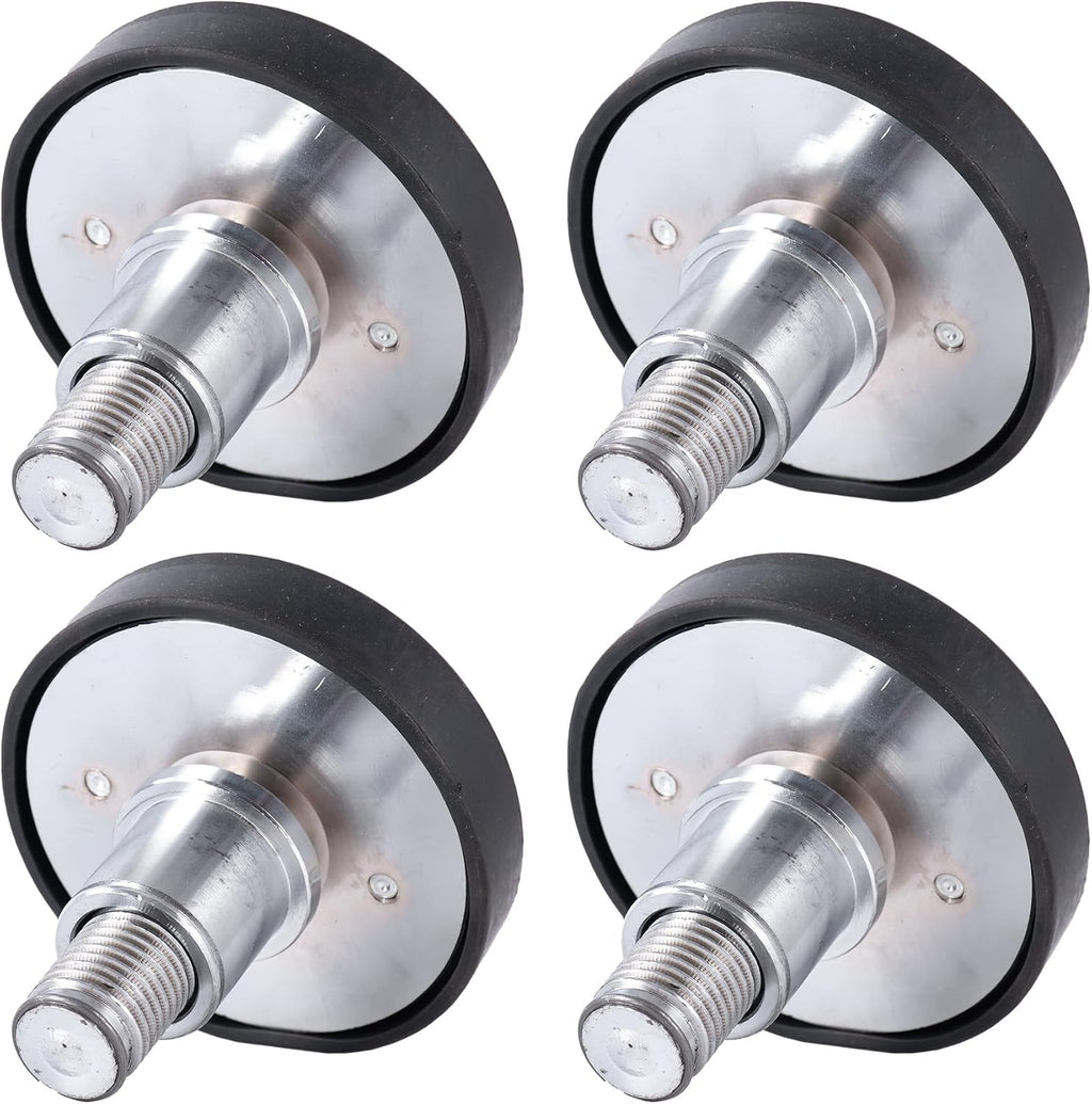4PCS Shaft Diameter Car Lift Rubber Tray Heightening Feet Plus High Leg Pads, Screw Up Car Lift Pads Heightening Feet Tray (38mm)