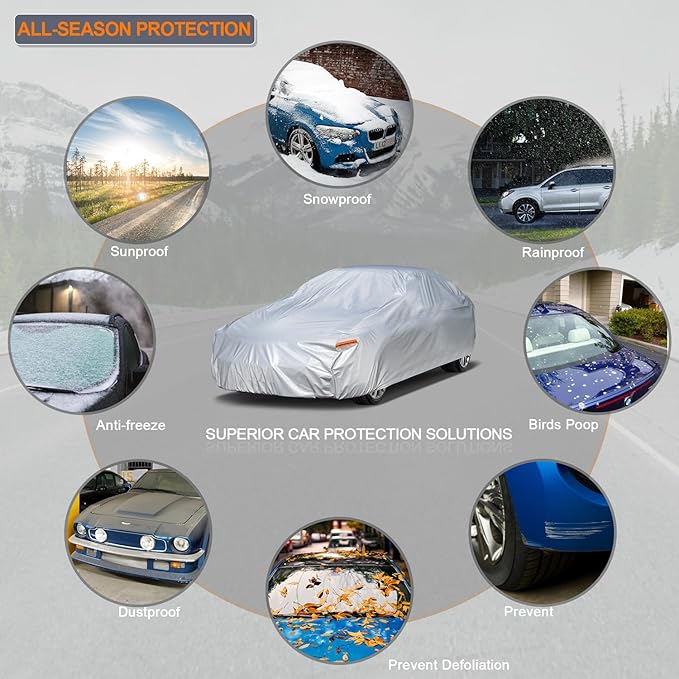 Kayme Car Cover Waterproof All Weather - Image 4