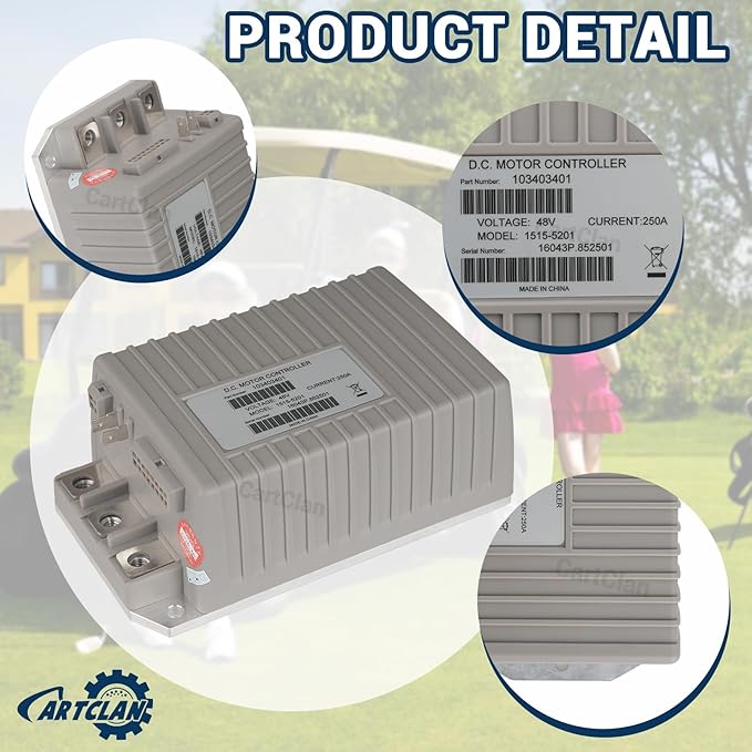 48V 250A Club Car DC Motor Controller, Golf Cart DC Motor Controller Speed - Image 5