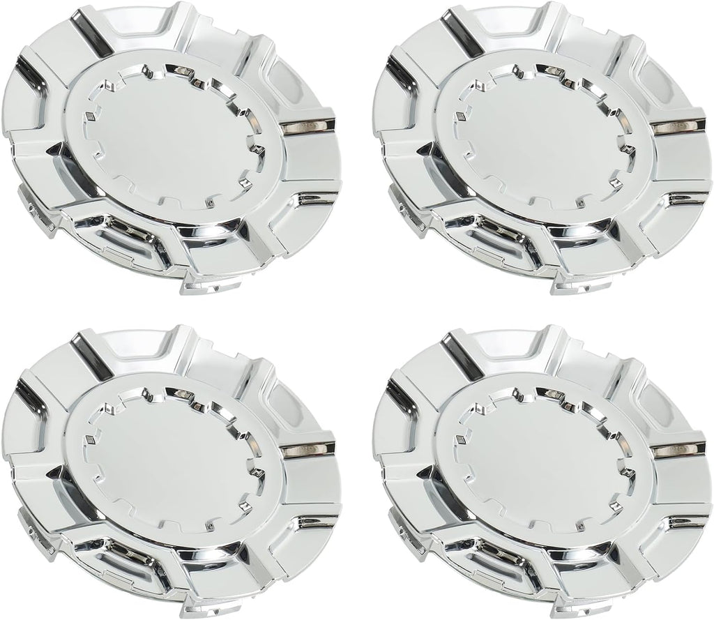 4PCS Wheel Center Caps Hubcap Cover for Chevy Silverado 1500 High Country 2014-2018 Replaces 22871243 (20" 10-Spoke Wheels Only)