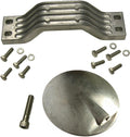 Aluminum Anode Kit Fits Yamaha F200 F225 F250 F300 3.3L & 4.2L V6 KIT With Flat Skeg Anode Replaces Yamaha 6G5-45251-02-00, 6G5-45251-01-00, Yamaha 6CE-45373-00-00, 61A-45371-00-00