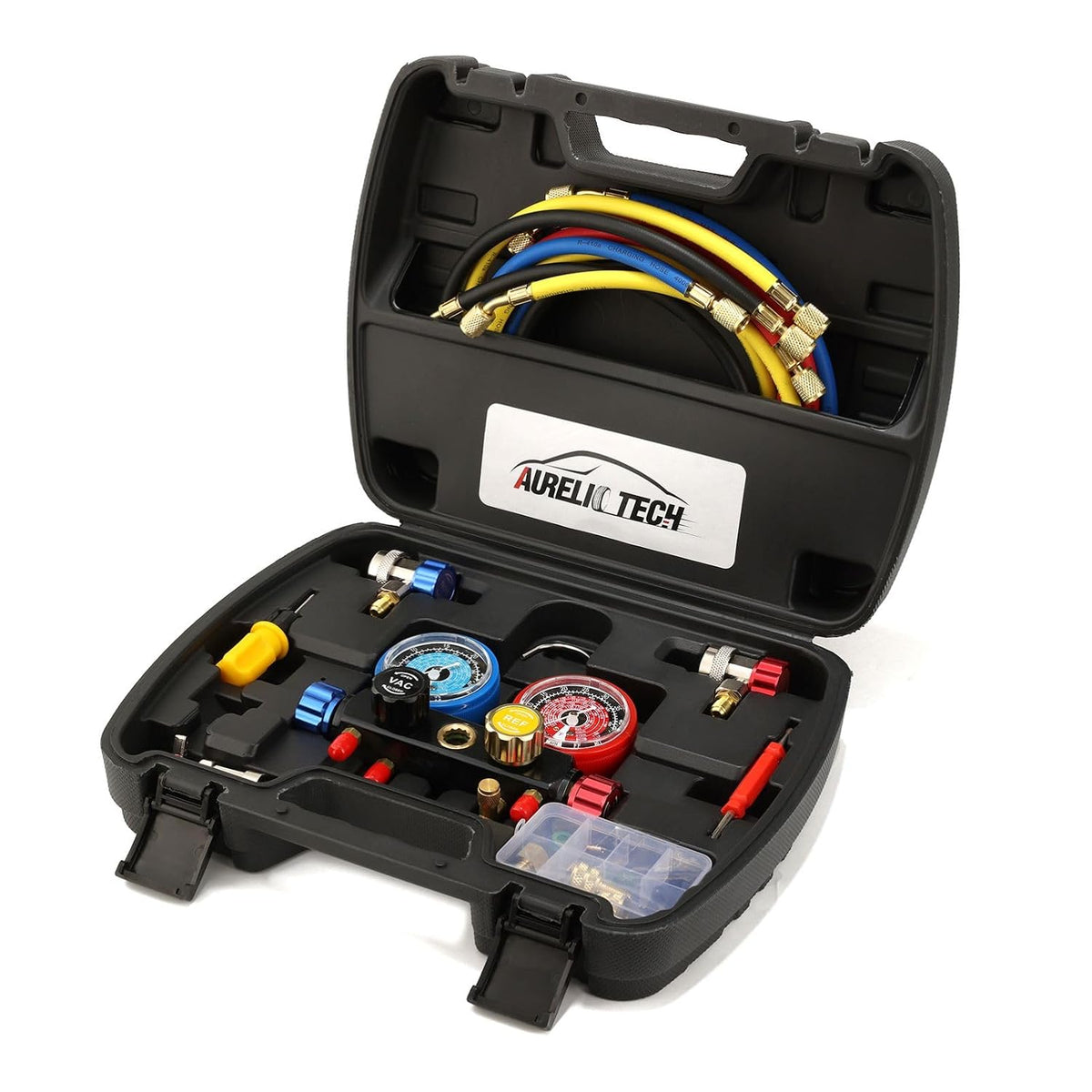 upgrated version 4 way a/c manifold gauge set, main product view