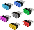 USB LED Car Interior Atmosphere Lamp, Portable Mini LED Night Light, Plug-in USB Interface Trunk Ambient Lighting Kit, Universal Interior Accessories for Most Vehicles (7PCS,Multicolour)
