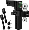 rhino usa adjustable trailer hitch (2in receiver), main product view
