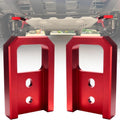 T6061 Aluminum Front Tow Hooks for 2024–2026 Tacoma/2025–2026 4Runner/2024-2025 Land Cruiser 250, Direct Bolt-On Replacement for PT974-35250 Red 2Pack