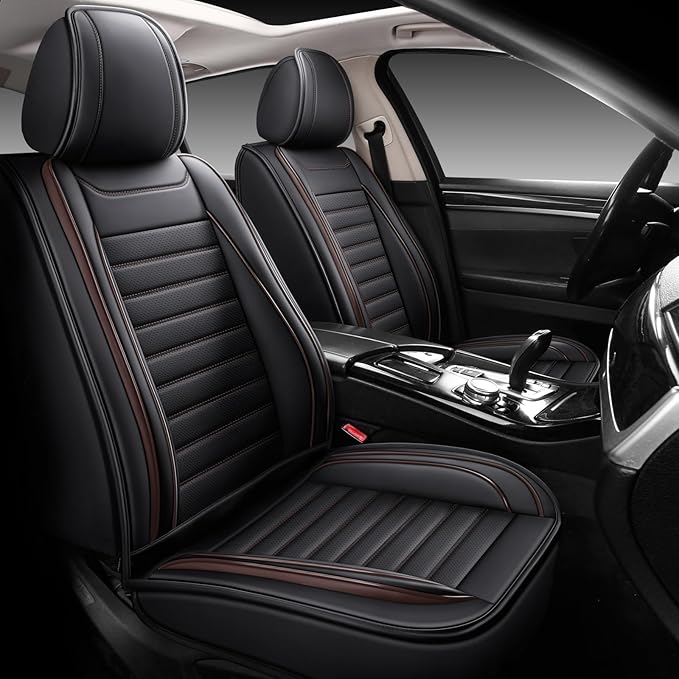 Car Seat Covers Full Set, 5 Seats Front Seat Cover and Back Seat Covers - Image 3