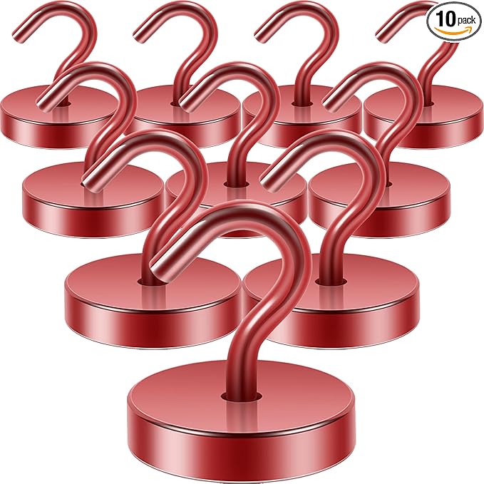 Neosmuk Magnetic Hooks, Cruise Ship Essentials, 120lb+ Heavy Duty Magnetic Hooks by Neosmuk