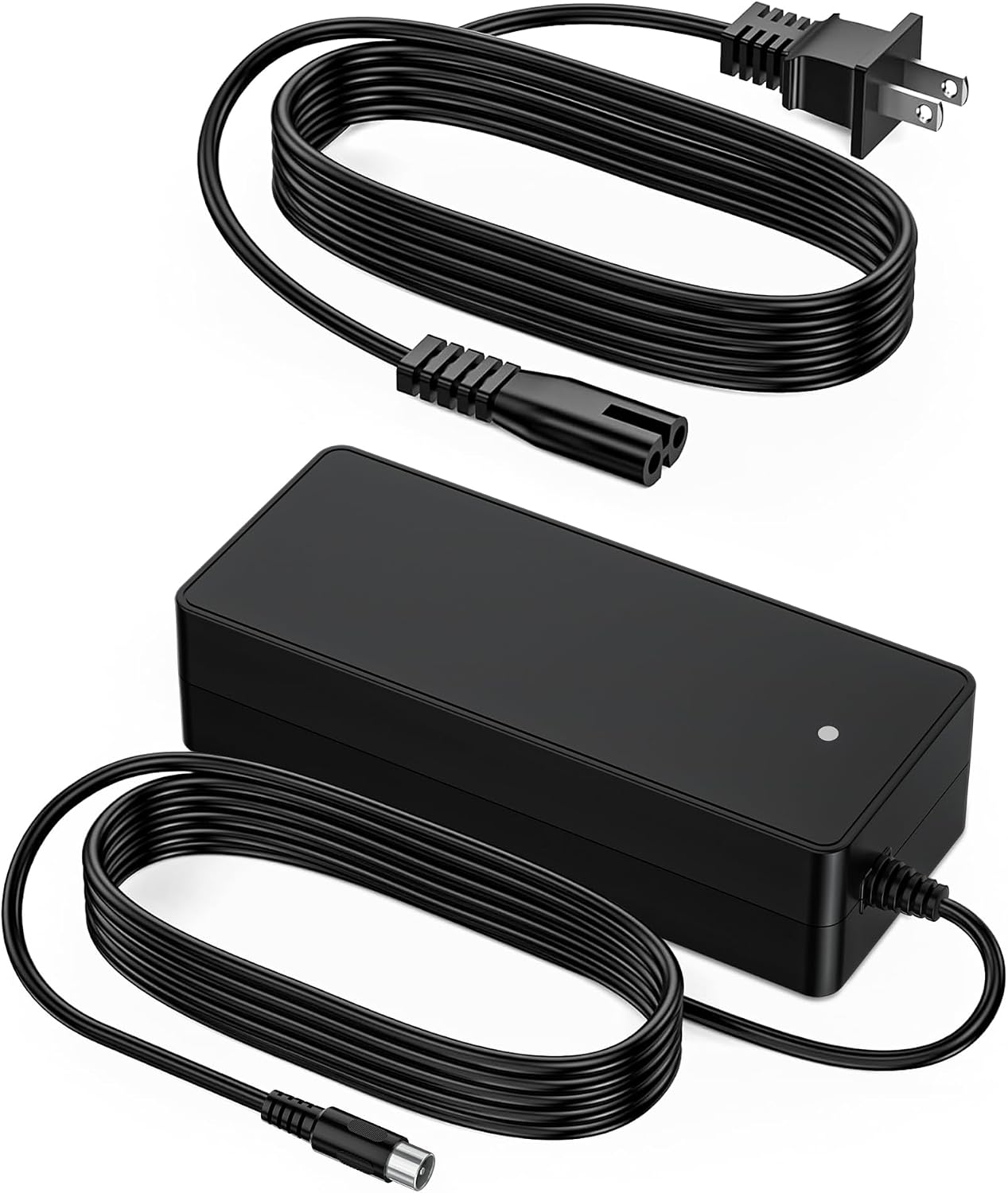 VHBW 42V 2A Charger Compatible with Nakto Camel eBike RCA Plug | Compatible with Nakto Camel eBike and Glion Dolly scooters, 42V 2A output, RCA plug, 7.5FT cord, ETL/SGS tested.