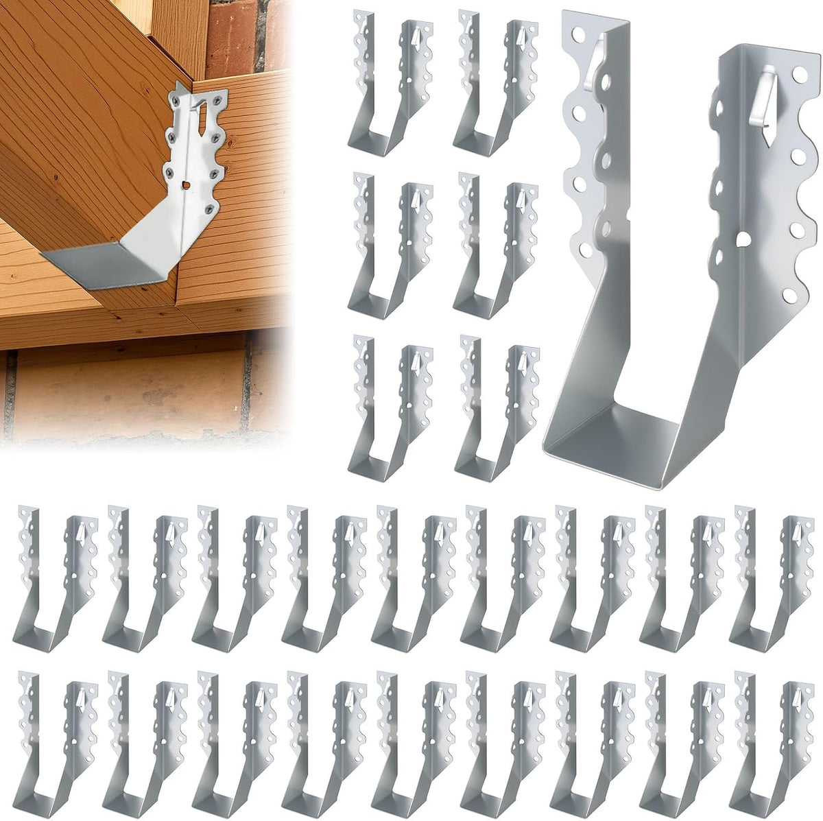 2x6 joist hangers for wood, 20 gauge galvanized, main product view