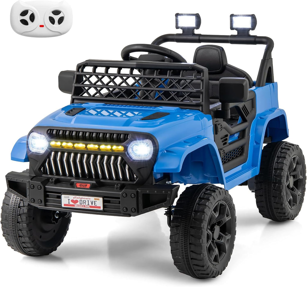 Costzon Kids Ride On Truck, 12V Battery Powered Electric Vehicles w/Remote