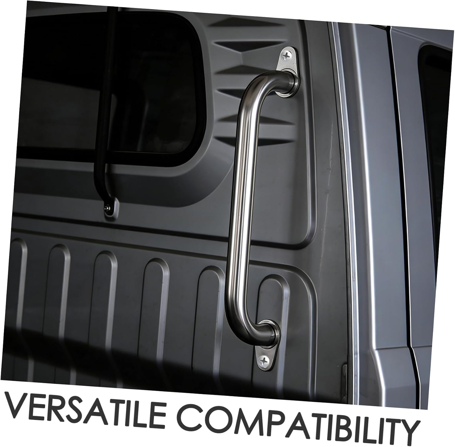 Commercial Truck Rear Door Grab Bar 268mm Stainless Steel Pull Handle for Box Van Utility Trailer Outdoor Use