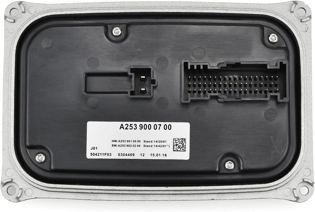 A2539000700 Xenon HID Headlight Ballast Module Compatible with Mercedes Benz GLC- W253 / X253 / C253 2016-2019; Headlight Stabilizer 2539000700 Headlight Control Drive Unit-Front Left