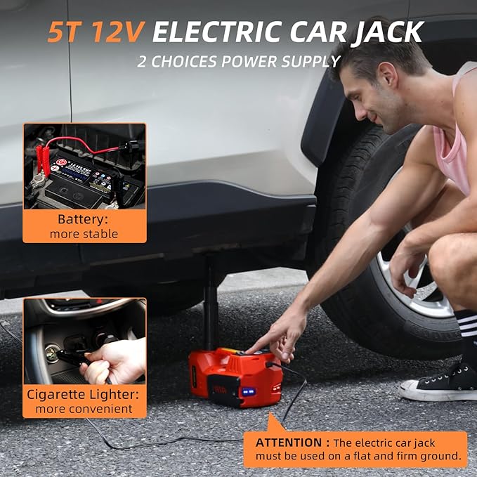 STANDTALL Electric Car Jack Kit 5 Ton 12V Electric Jack - Image 3