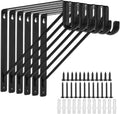 closet shelf rod bracket 11"x11", heavy duty closet, main product view
