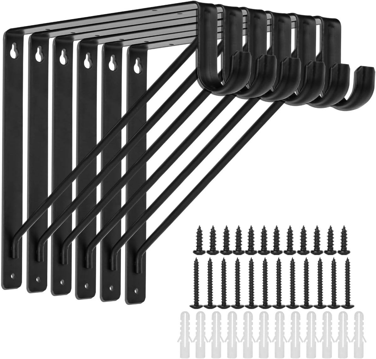 closet shelf rod bracket 11"x11", heavy duty closet, main product view
