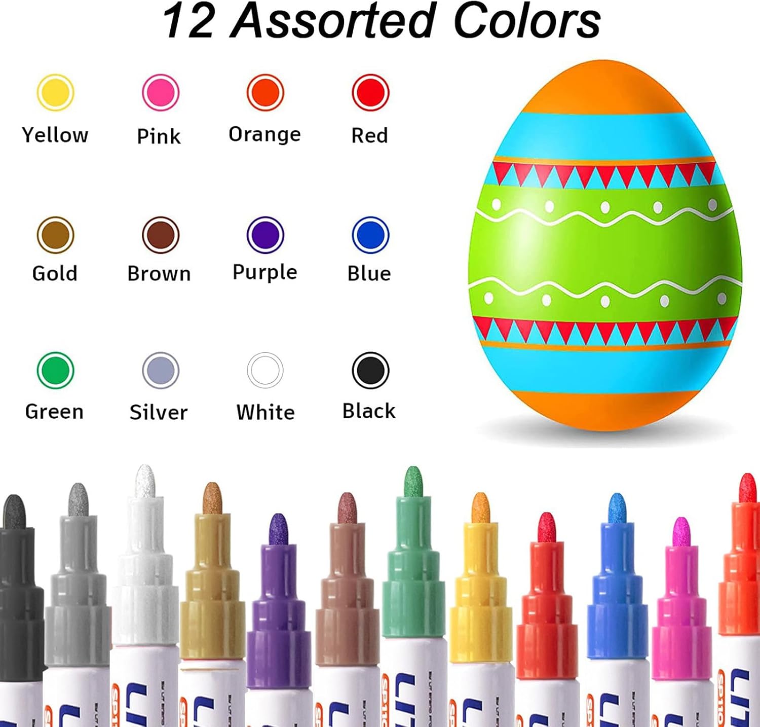 Portable Automotive Touch Paint Pen For Tires Permanent Oil Based Wheel Scratch Repair Pen Car Enthusiasts Repair Marker