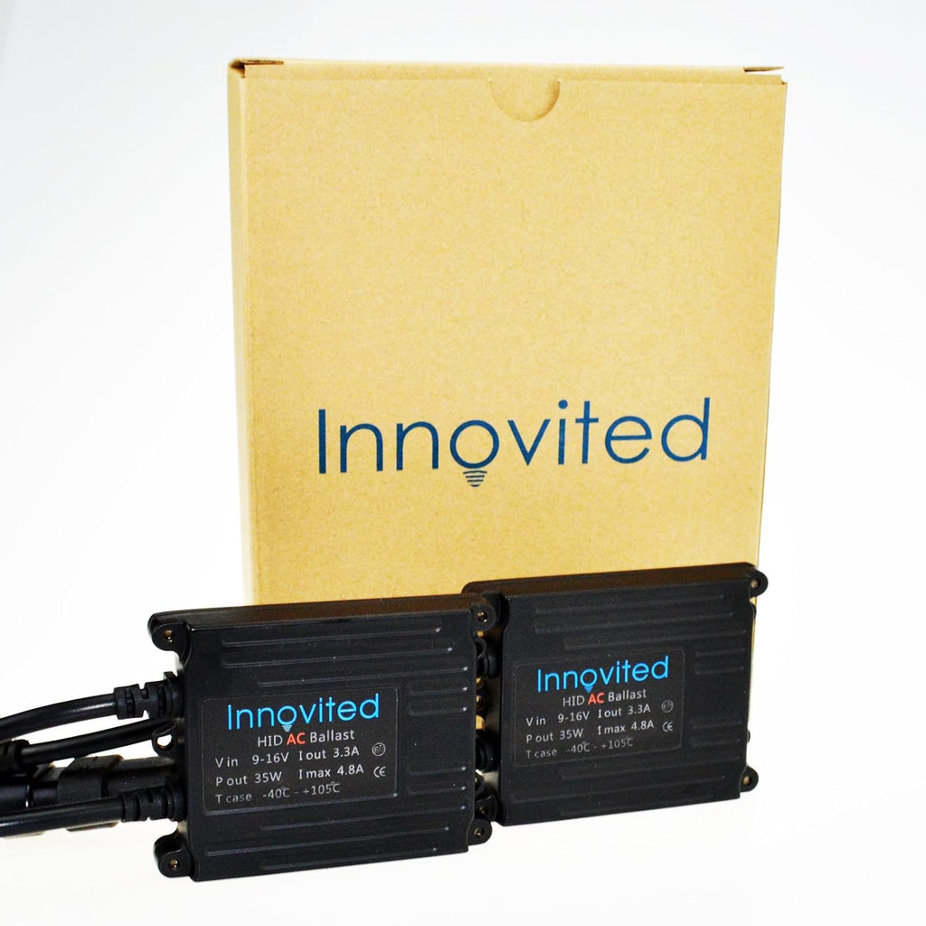 2pcs Innovited 35w Ac Digital Ballast for H1 H3 H4 H7 H10 H11 9005 9006 D2r D2s Universal Fit