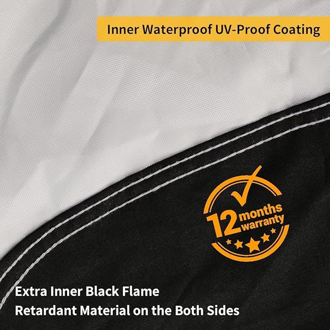 Coverado Motorcycle Cover Waterproof, All Weather Protection Outdoor Full - Image 5