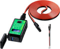 YONHAN Motorcycle Phone Charger, Total 60W 6.8A Dual USB Type C PD & QC 3.0 Motorcycle USB Charger, SAE to USB Adapter with Voltmeter & ON/Off Switch, Waterproof Motorcycle Accessories for Phone