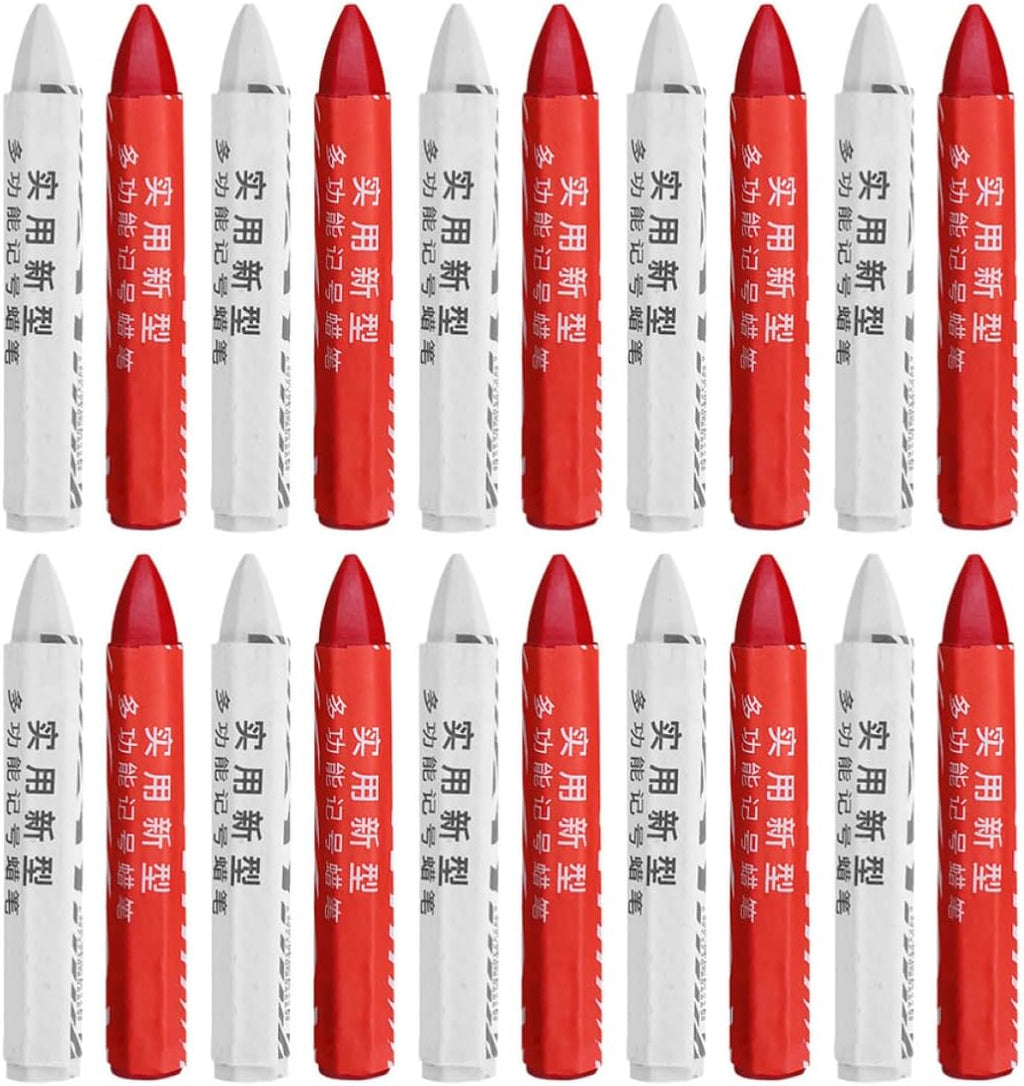 20pcs Waterproof Wax Marker Pens for Car and Bike Tires Easy to Use Tire Marking Crayons with Convenient Wax Material and Management