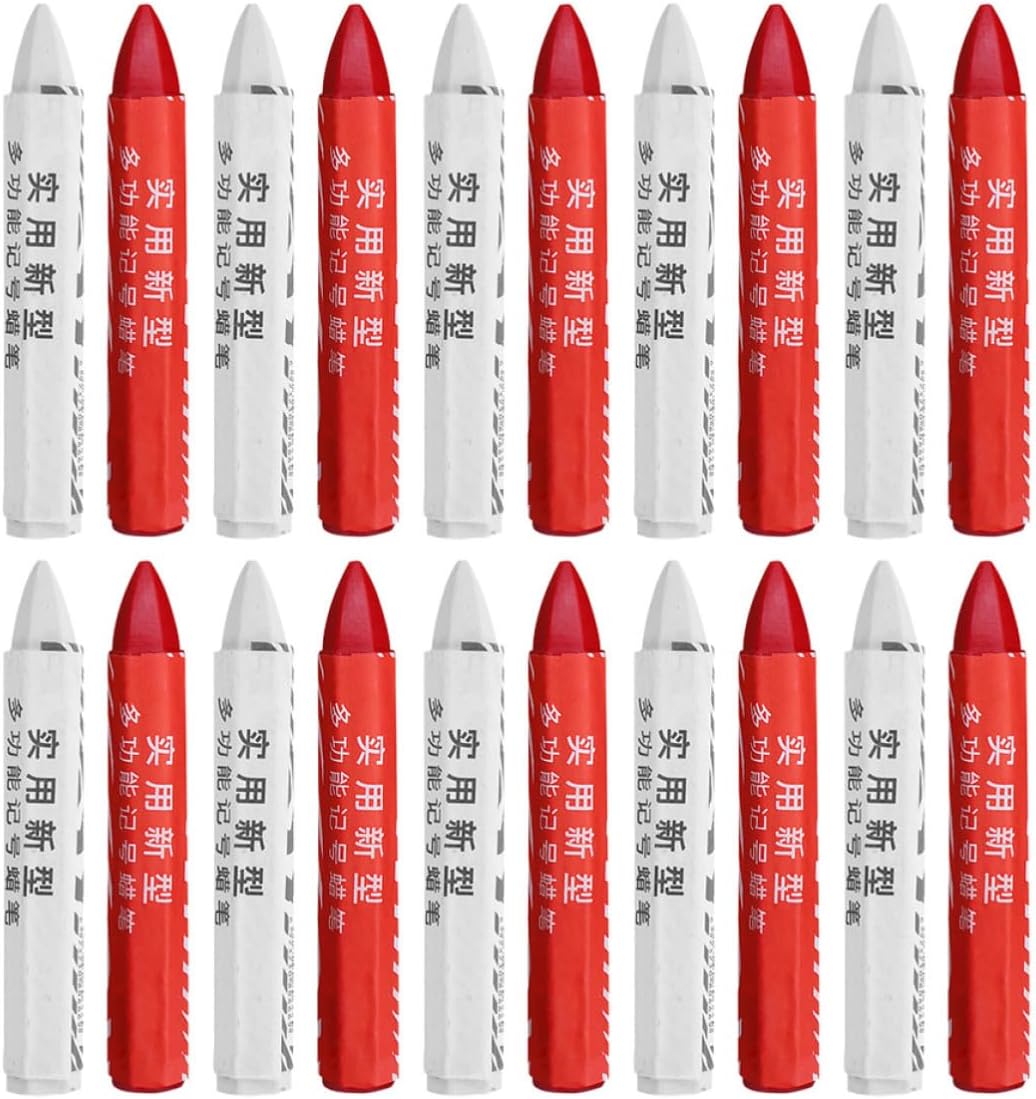 20pcs Waterproof Wax Marker Pens for Car and Bike Tires Easy to Use Tire Marking Crayons with Convenient Wax Material and Management
