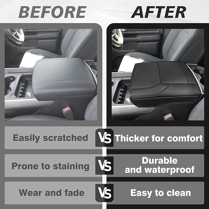 Muslogy Center Console Armrest Cover Compatible - Image 7