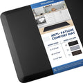 KitchenClouds Cushioned Anti Fatigue Kitchen Rug, Waterproof Non Slip, Standing by KitchenClouds