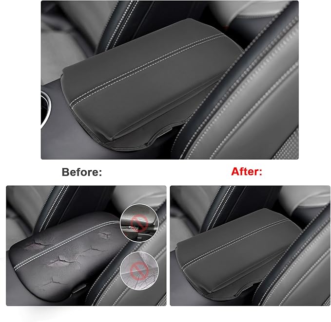 SXCY for 2024 2025 Mustang Armrest Cover for Mustang 2025 Accessories 2024 2025 - Image 3