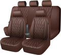car pass piping luxury faux leather seat covers, main product view