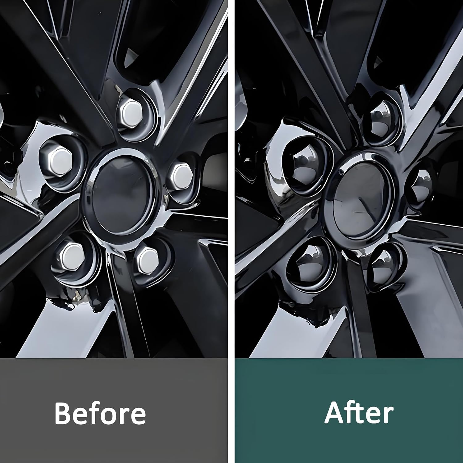Lug Nut Covers for Nissan Pathfinder 2021-2025 2026 | Glossy finish hub decoration caps prevent rust element resistance upgrading wheel styling instantly attractive look sleeker