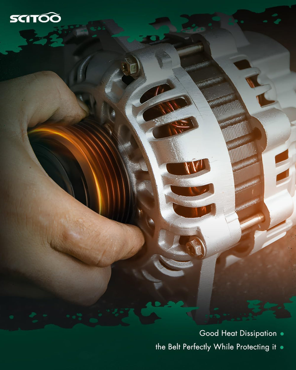 SCITOO 100A 2.4L L4 New Alternator Fits for Chrysler for PT Cruiser 06-10