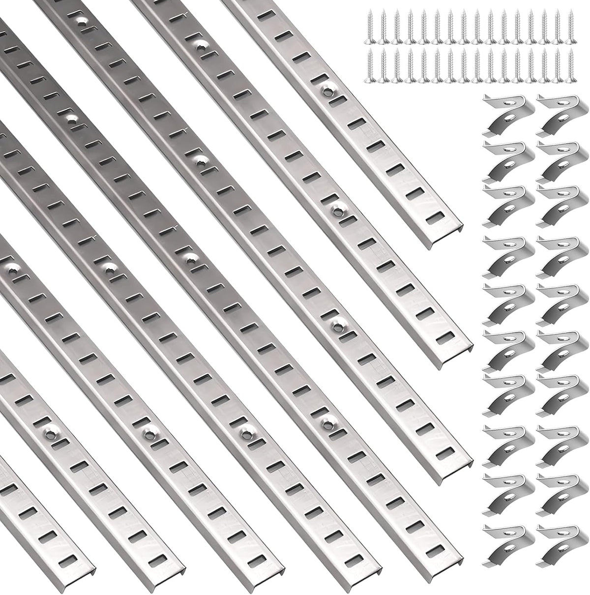 36 inch shelf pilaster with 40 clips and, main product view