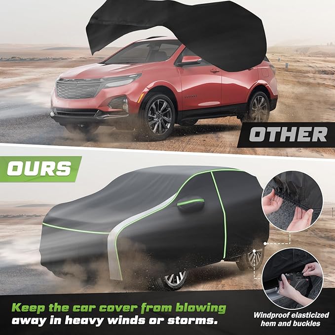 Mixsuper Liner Car Cover for Chevrolet Equinox/GMC Terrain 2005-2026, 7 Layers - Image 6