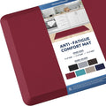 KitchenClouds Kitchen Mat Cushioned Anti Fatigue Kitchen Rug 17.3"x39" by KitchenClouds