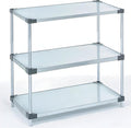 Omega 3-Tier Solid Galvanized Shelves, Shelving Unit, NSF Certified by OmegaProductsCorporation