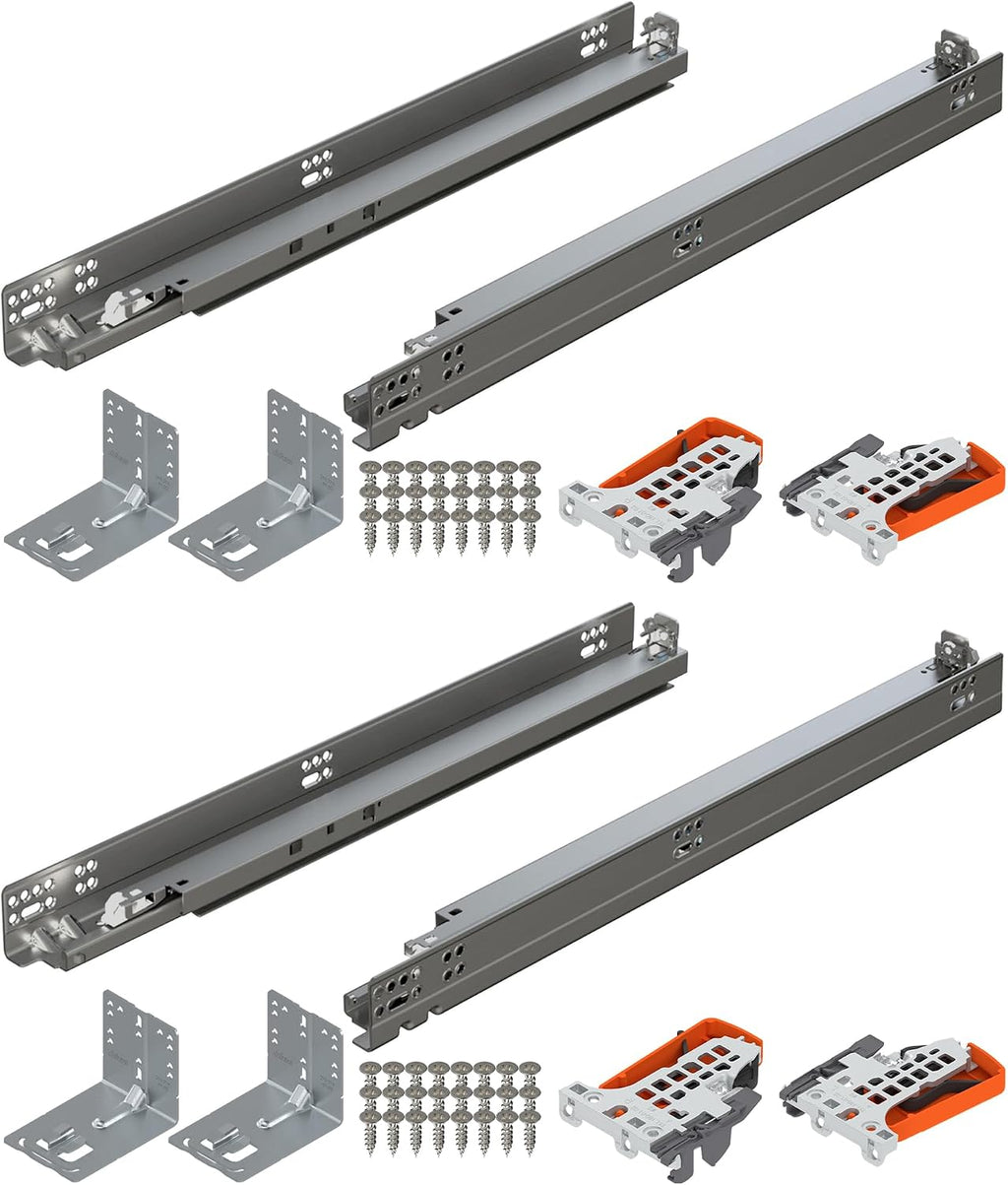 blum tandem plus blumotion soft-close undermount slides kit shown in use